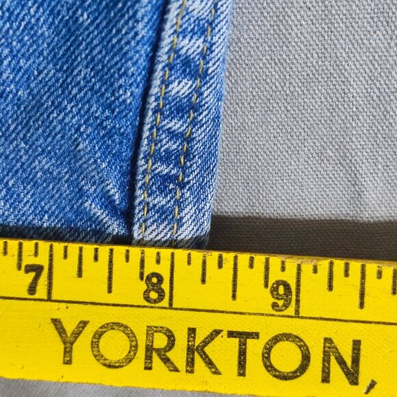 H&M 90's Baggy Jeans women's sz 12 medium washed denim blue recycled collection - Picture 14 of 14